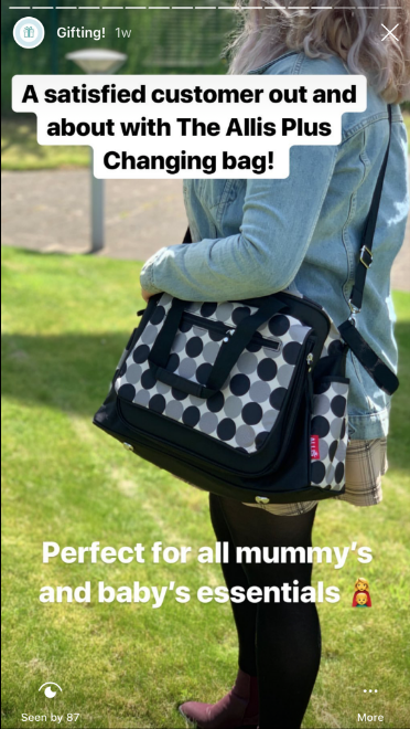 Instagram social media story